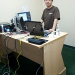 Standing At My Newly Elevated Desk